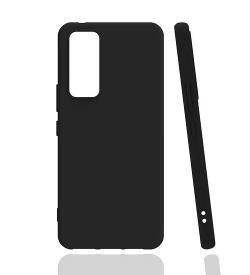 Vivo Y70 Kılıf NVTH Biye Silikon - Siyah