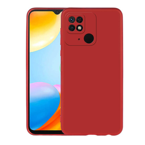 Redmi 10C Kılıf NVTH Premier Silikon Kapak - Kırmızı