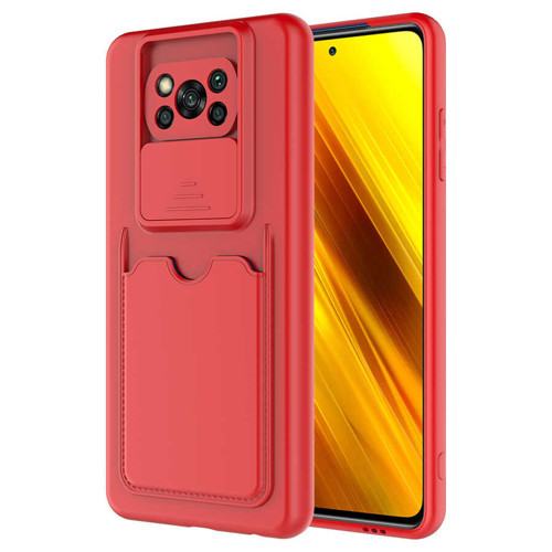 Poco X3 Kılıf NVTH Kartix Kapak - Kırmızı