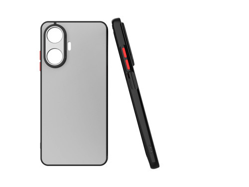 Realme C55 Kılıf NVTH Hux Kapak - Siyah