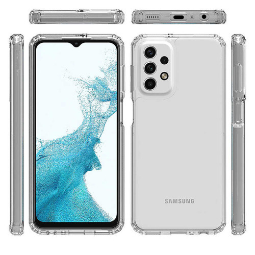 Galaxy A13 4G Kılıf NVTH 2mm Anti Shock Silikon - Renksiz
