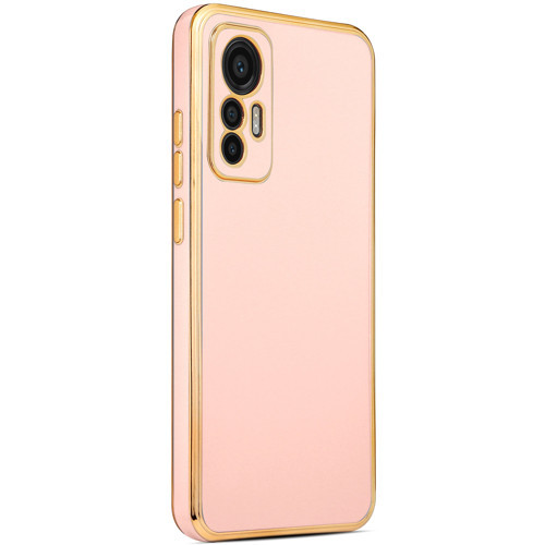 Mi 12 Lite Kılıf NVTH Bark Kapak - Rose Gold