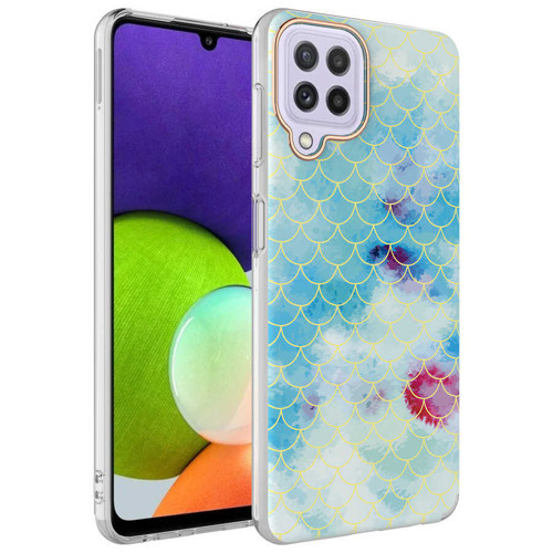 Galaxy M22 Kılıf NVTH Bella Kapak - Mavi