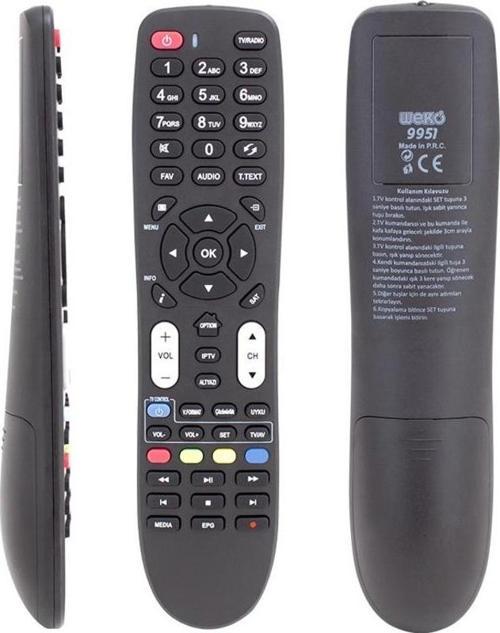 SUNGATE TITAN IPTV HD TV KONTROLLÜ UYDU ALICI KUMANDASI (2818)