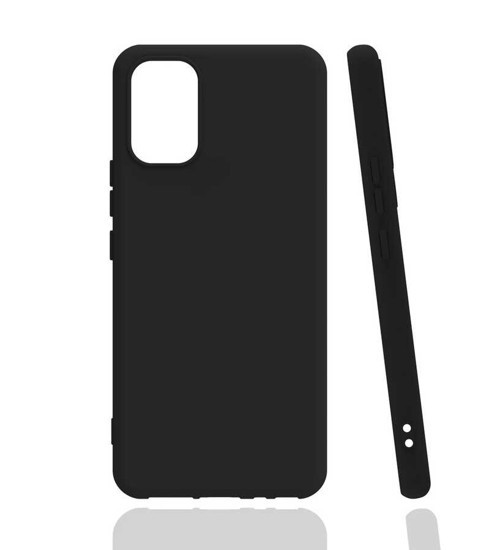 Vivo V21E Kılıf NVTH Biye Silikon - Siyah