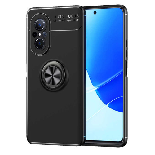Huawei Nova 9 SE Kılıf NVTH Ravel Silikon Kapak - Siyah