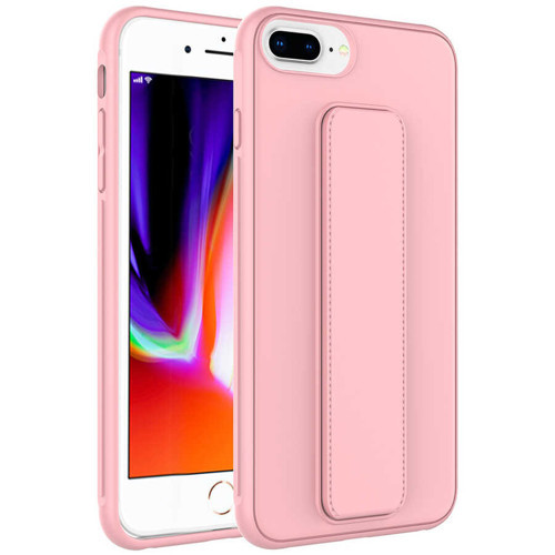 iPhone 8 Plus Kılıf NVTH Qstand Kapak - Pembe