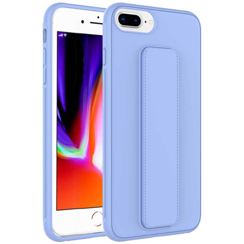 iPhone 8 Plus Kılıf NVTH Qstand Kapak - Lila