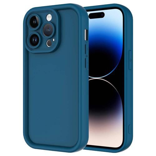 iPhone 14 Pro Kılıf Kamera Korumalı NVTH Ananas Kapak - Koyu Yeşil