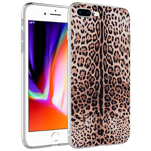 iPhone 7 Plus Kılıf NVTH Bella Kapak - Leopar