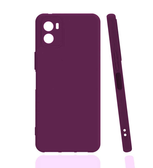 Vivo Y15S Kılıf NVTH Biye Silikon - Mor