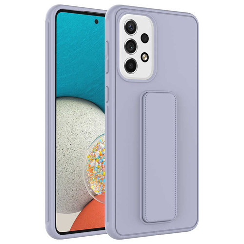 Galaxy A33 5G Kılıf NVTH Qstand Kapak - Gri