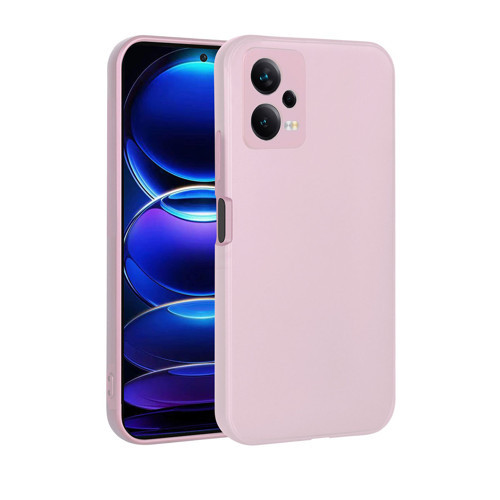 Redmi Note 12 5G Kılıf NVTH Premier Silikon Kapak - Rose Gold