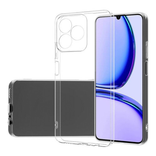 Realme C53 Kılıf NVTH Süper Silikon Kapak - Renksiz
