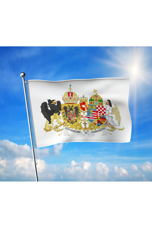 Avusturya-Macaristan İmparatorluğu Bayrağı Premium Raşel Kumaş 100x150 cm