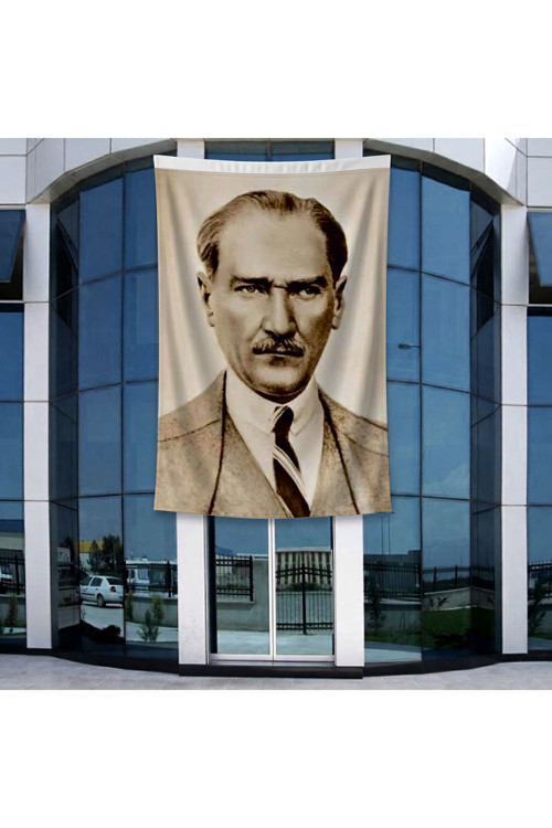Istikbal Göklerdedir Mustafa Kemal Atatürk-Ay yıldız Poster Poster Bayrak Raşel Kumal 4x6 metre ATA34