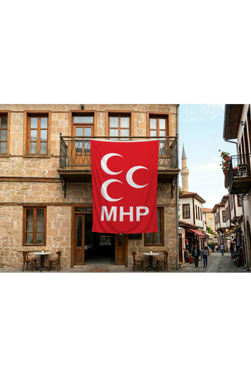 MHP Bayrağı 140gr Premium Raşel Kumaş 300x450cm