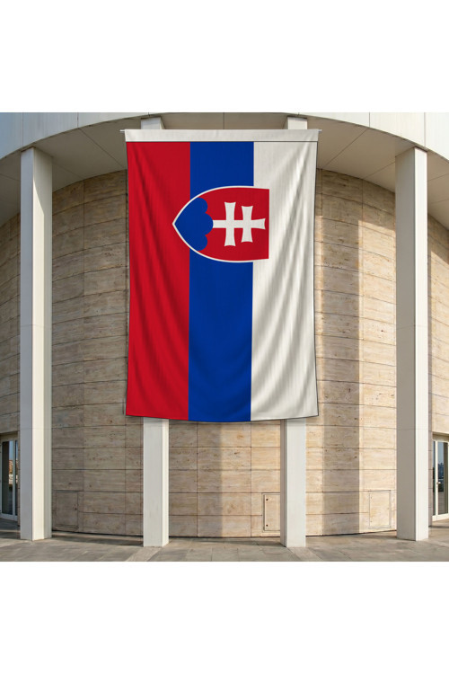 Slovakya Bayrağı 140gr Premium Raşel Kumaş 200x300 cm
