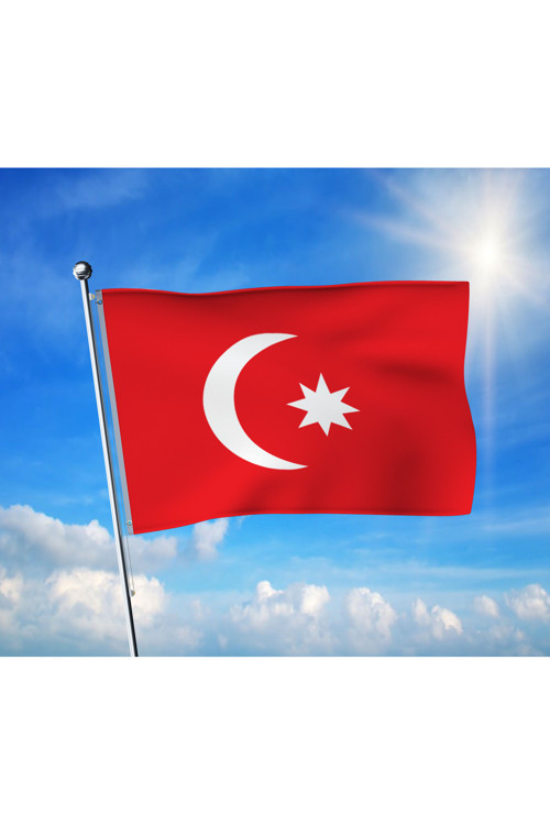 Son Imparatorluk Bayrağı Premium Raşel Kumaş 70x105 cm