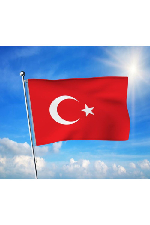 Türk Bayrağı Premium Raşel Kumaş 100x150 cm