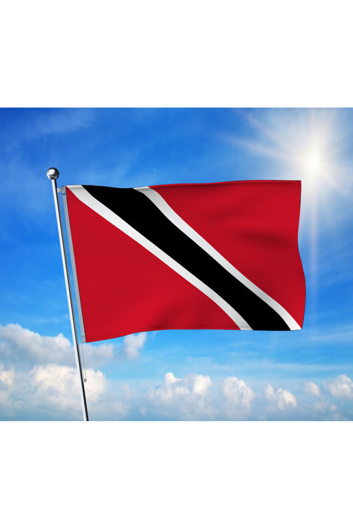 Trinidad ve Tobago Bayrağı Premium Raşel Kumaş 70x105 cm