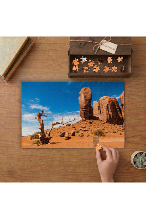 Arches Ulusal Parkı Tasarımı 240 parça Ahşap Puzzle Ahşap Kutuda MP03351