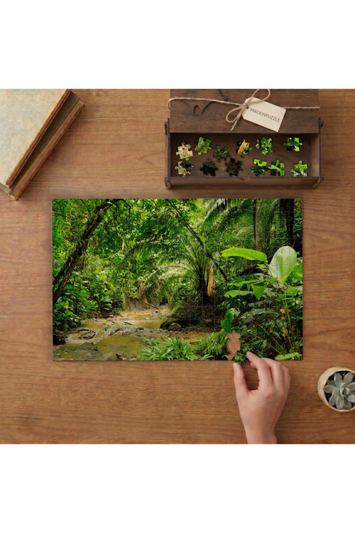 Amazon Ormanları - Doğa Tasarımı 240 parça Ahşap Puzzle Ahşap Kutuda MP06081