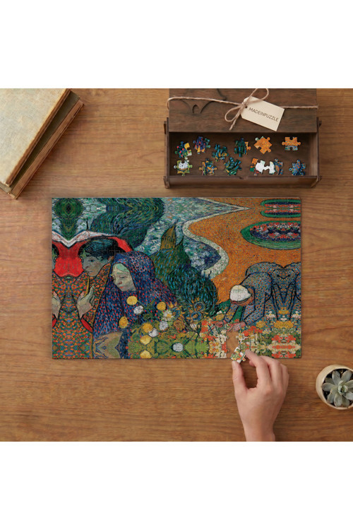 Cennet Bahçesinin Anıları Van Gogh Tasarımı 240 parça Ahşap Puzzle Ahşap Kutuda MP06598