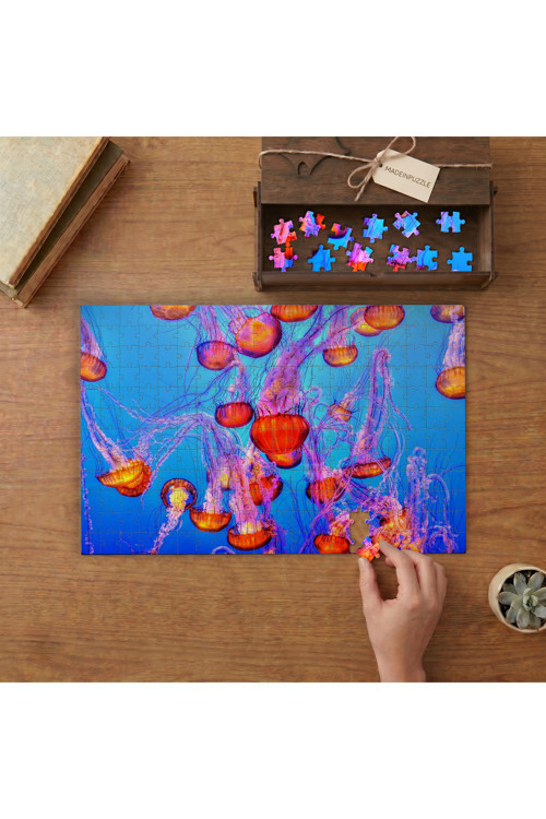 Deniz Anaları Tasarımı 240 parça Ahşap Puzzle Ahşap Kutuda MP05180