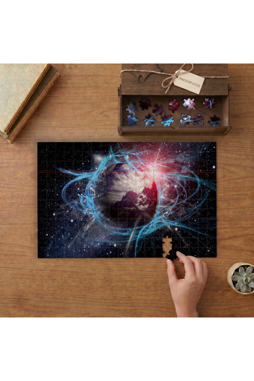 Fantastik Gezegen - Manzara Tasarımı 240 Parça Ahşap Puzzle Ahşap Kutuda MPY20031