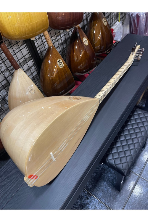 Bağlama Kısasap Akça Ağaç 40 cm ( Kalın kılıf , yedek takım tel hediyeli )
