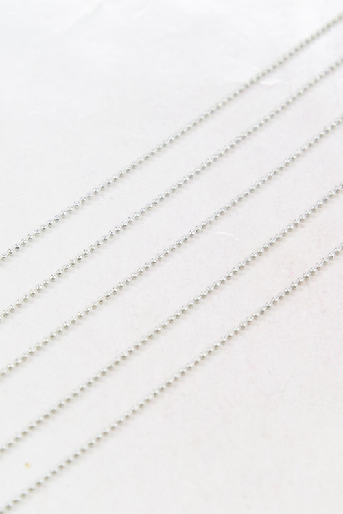1,2 mm Top Zincir Aksesuar Takı Malzemesi 2 Metre