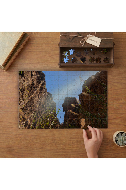 İspanya Masca Kanyonu Tasarımı 240 parça Ahşap Puzzle Ahşap Kutuda MP07839