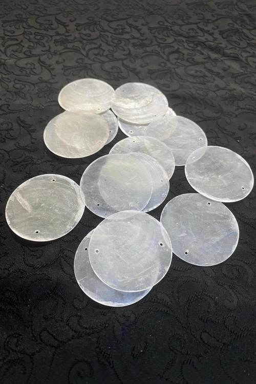 50 mm Yandan Çift Delikli Doğaltaş Çanta Pulu (5 Adet)