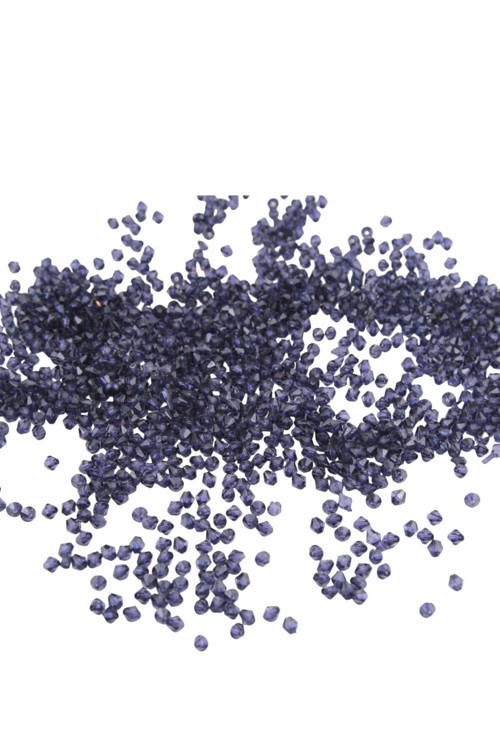 Füme 5 mm Piramit Akrilik Boncuk Aksesuar Takı Malzeme (25 Gr)