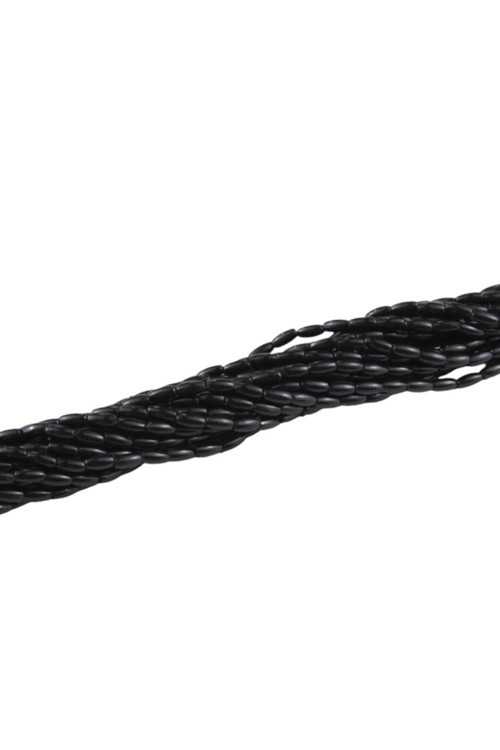 İnci Arpa Boncuk Siyah 3 mm (20 Gr Ortalama 600 Adet)