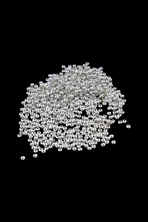 Gümüş 5 mm Bombeli Pul Payet (30 Gr 460 Adet) Seri No 60