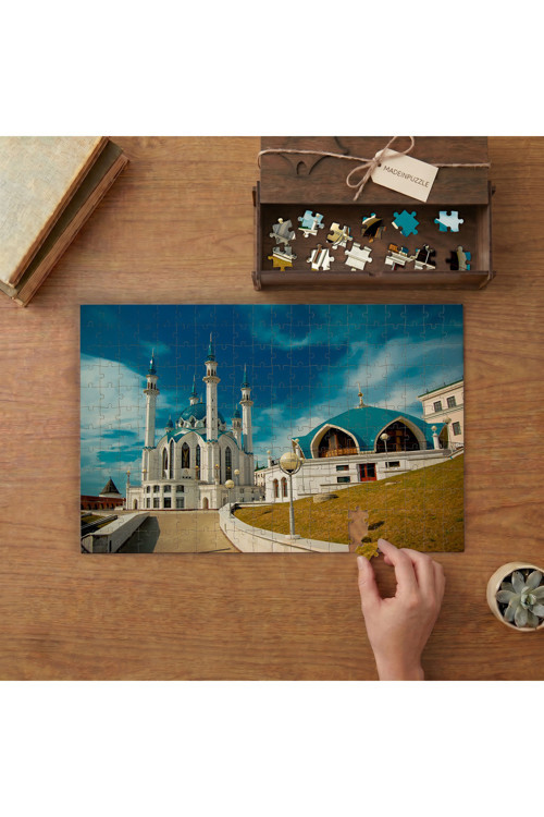 Kul Şerif Camii - Tataristan Tasarımı 240 parça Ahşap Puzzle Ahşap Kutuda MP06042