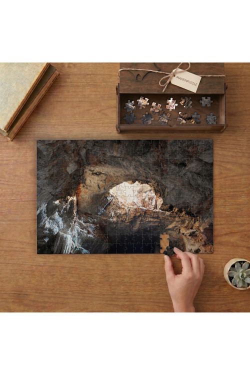 Mağara - Manzara Tasarımı 240 parça Ahşap Puzzle Ahşap Kutuda MP07085