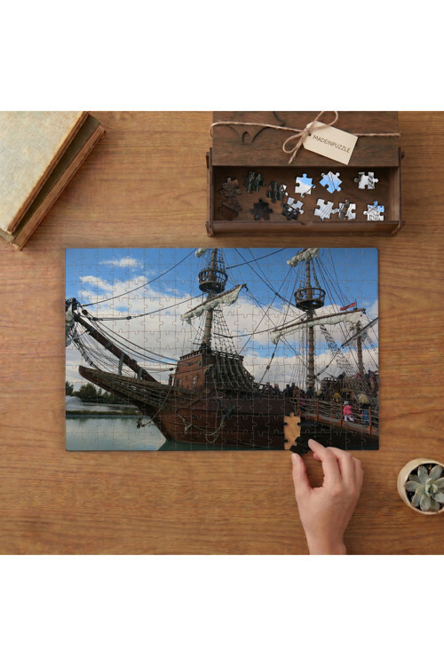 Santa Maria Korsan Gemisi Tasarımı 240 parça Ahşap Puzzle Ahşap Kutuda MP07339