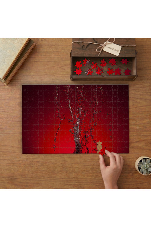 Suıçrayan Su - Ağır Çekim Tasarımı 240 parça Ahşap Puzzle Ahşap Kutuda MP03485