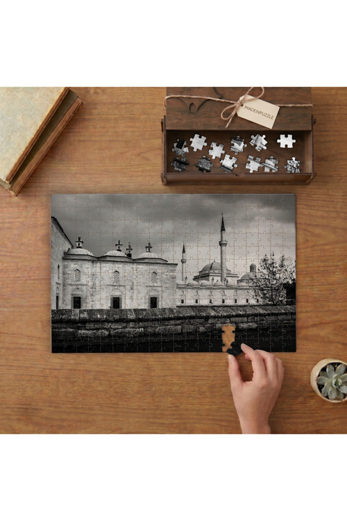 Sultan II. Bayezıd Külliyesi - Cami - Tarih Tasarımı 240 parça Ahşap Puzzle Ahşap Kutuda MP09706