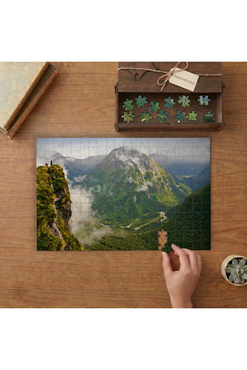 Yeni Zelanda Mackinnon Geçidi Tasarımı 240 parça Ahşap Puzzle Ahşap Kutuda MP08112