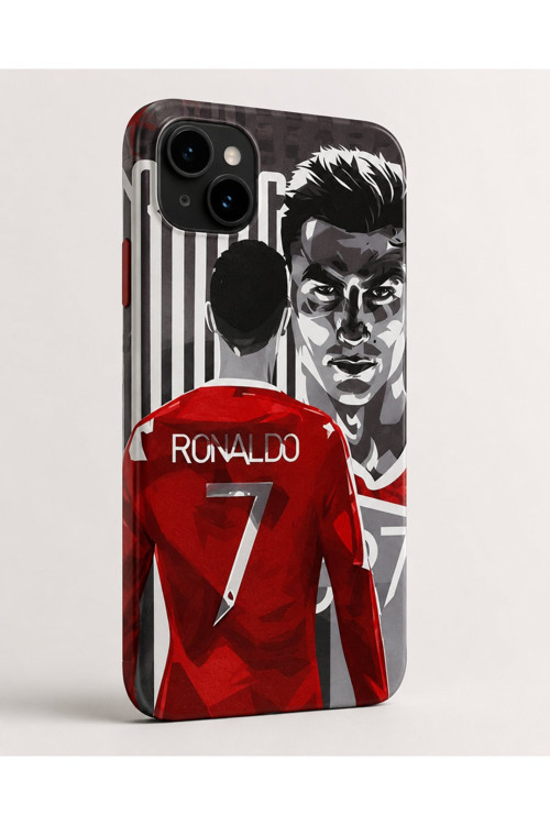 Ronaldo 7 Kırmızı — Tüm Telefonlara Uyumlu Kaplama | Sipariş Sonrası Marka ve Modelinizi İletiniz