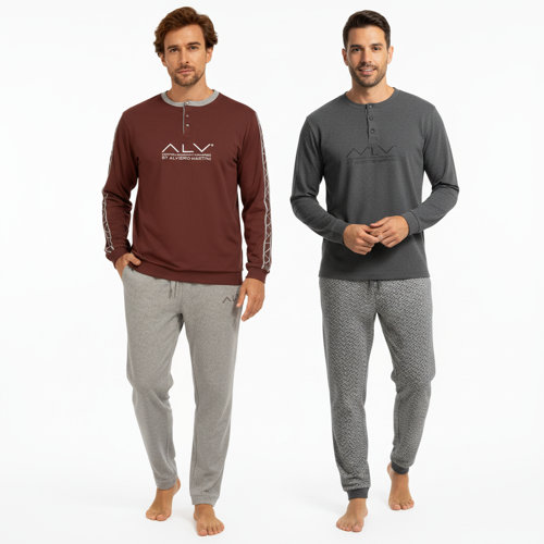 Erkek Pamuklu Bohçalık Ve Çeyizlik 2 Adet 2'li Pijama Takımı BB2223