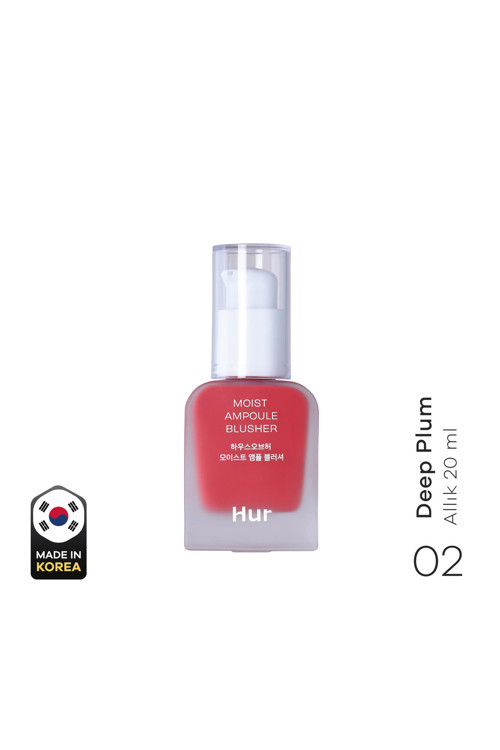 Moist Ampoule Blusher Kayısı Gül Ve Erik Özlü Serum Allık 20Ml #02 Deep Plum