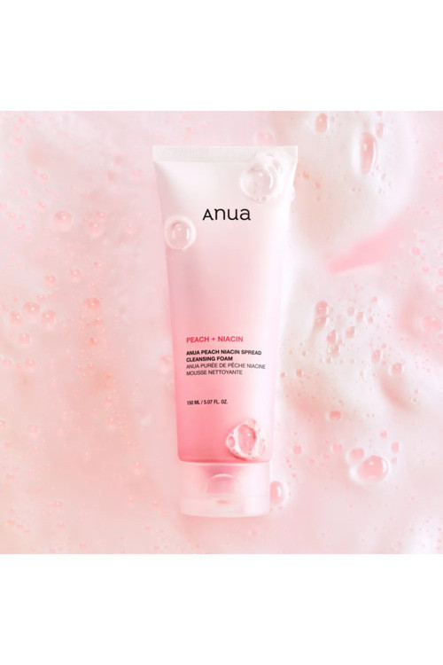 - Peach Niacin Spread Cleansing Foam