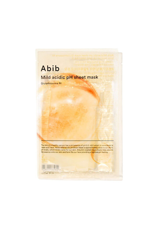 Mild Acidic Ph Sheet Mask Glutathiosome Fit - Aydınlatıcı C Vitamini & Kafein Maskesi