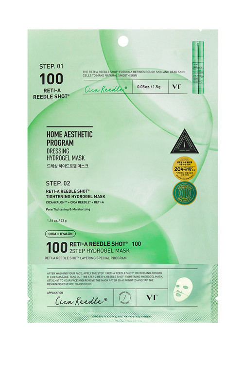 Vt Reti-A Reedle Shot & Hydrogel Mask / Gözenek Sıkılaştırıcı Ve Pürüzsüzleştirici Retinol Maske