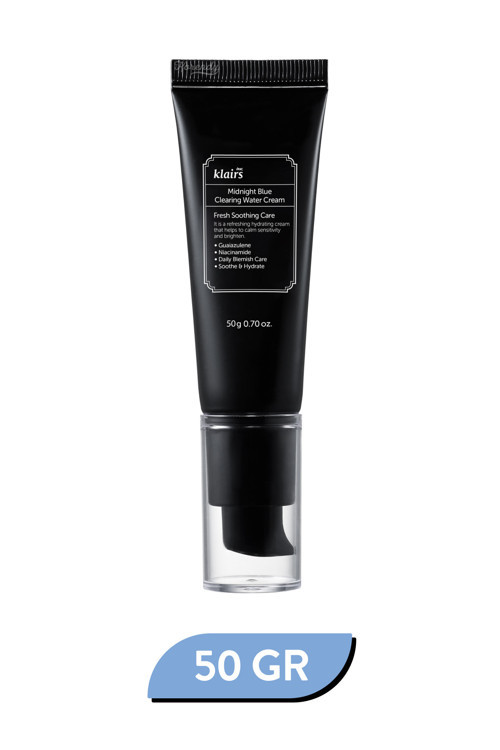 Midnight Blue Clearing Water Cream Leke Ve Stres Karşıtı Isı Düşürücü Papatya Sulu Krem 50 Gr